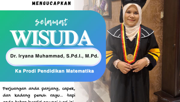 Dosen FKIP Universitas Malikussaleh, Dr. Iryana Muhammad Raih Gelar Doktor di UPI