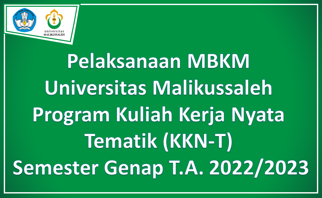 Pelaksanaan MBKM KKN - Tematik Semester Genap T.A. 2022/2023